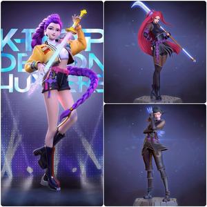 Figuras de Chicas Hermosas del Grupo K-pop Witcher, <span class=keywords><strong>Rumi</strong></span>, Mira, Zoe, Adornos de Escritorio - Product Image 4