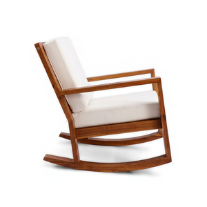 Silla Moderna de Madera para Exteriores con Cojín Suave para Jardín, Patio y Relajación, Suministro de Muebles al por Mayor - Product Image 1