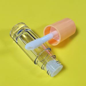 Recyclable 7ml Lip Oil Liquid Concealer Lip Gloss Containers Big Wand Fat Applicator Lipgloss Tubes Made of Plastic for <b>Blush</b> - Product Image 4