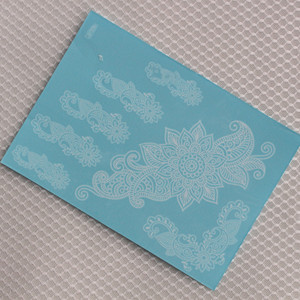 Personalizada tatuaje impermeable de encaje blanco Henna etiqueta para las niñas - Product Image 2