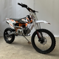 Moto tout-terrain 125cc 4 temps haute performance pour virages rapides et sentiers – Enduro à essence