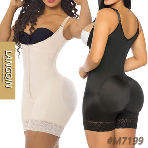 Bodyshapers for Women Tummy Control Firm Butt Lifter Thigh <b>Slimmer</b> Bodysuit Seamless Woven Colombian Shapewear ODM - Product Image 1
