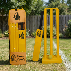 Ensemble de cricket en plastique promotionnel avec logo personnalisé, cadeau d'événement, cadeau d'entreprise en gros, kit sportif, batte de marque, extérieur, Australie - Product Image 1