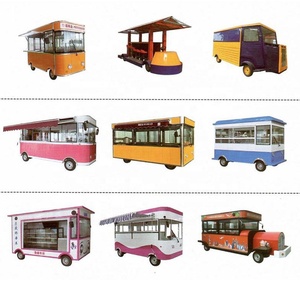Remolque de comida rápida con equipo de cocina, carrito de comida móvil de fábrica de China para la venta en Europa, novedad - Product Image 3