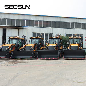 Zuverlässiger Frontlader-Baggerlader 2,5 Tonnen Nennlast 1,2m³ 0,3m³ Schaufelkapazität 4x4 Rad Baggerlader - Product Image 4