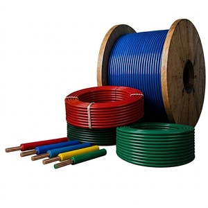 สายไฟฟ้า LSZH BV <span class=keywords><strong>THW</strong></span> H07V-U สำหรับงานขายส่ง แบบ 1 แกน ขนาด <span class=keywords><strong>1.5</strong></span>-10 ตร.มม. ทองแดง ทนไฟ กันน้ำ ทนรังสียูวี สำหรับเดินสายไฟในบ้าน - Product Image 1