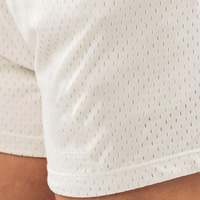 Short de cyclisme taille haute pour femme Vêtements de sport en maille à séchage rapide pour Gym Fitness Taille XS Logo personnalisé Décoration à motif en coton éponge