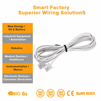 Arnés de Cableado LAN Ethernet de Cobre Blindado, Placa Conectora RJ45 para Computadora, Motocicleta, CCTV, Módulo de Cámara IP, Interruptor de Red