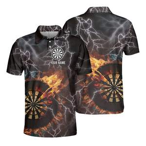 Polo de dardos sublimación personalizado para hombre - Product Image 3