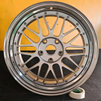 Jantes en alliage d'aluminium forgé de 17 à 20 pouces, finition brillante, multi-branches, compatibilité universelle pour voitures particulières et SUV, garantie de 3 ans