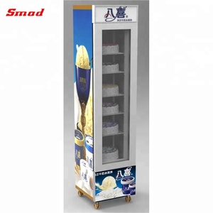 Counter Top Glass Door <b>Freezer</b> Display for Ice and Foods Ssm-50b Display <b>Freezer</b> for Ice - Product Image 4