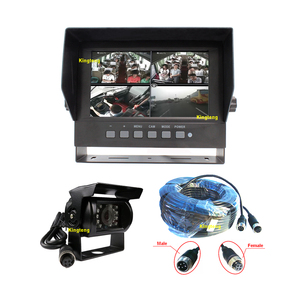 Monitor retrovisore impermeabile da 7 pollici con schermo diviso Multi immagine per rimorchio dell'aratro del coltivatore della mietitrebbiatrice del trattore agricolo - Product Image 6