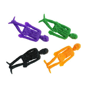 Halloween Squelette Homme Décompressé Doux TPR Jouets avec Lumineux pour Enfants Hallowmas Pratique Blague Jouets - Product Image 2