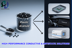 Granuli <span class=keywords><strong>PS</strong></span> modificati ad alta tenacità naturale antistatico e conduttivo ROHS conforme per lo stampaggio di materie plastiche di alta qualità - Product Image 4