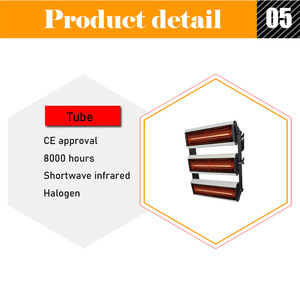 หลอดไฟความร้อนอินฟราเรดสำหรับรถยนต์อุปกรณ์อบแห้งและบ่ม - Product Image 2