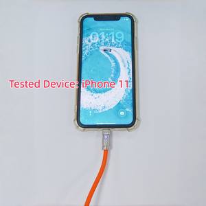 Cable de Carga USB a <span class=keywords><strong>iPhone</strong></span> de 1m 1.5m, Color Naranja, Cable de Transferencia de Datos para iPad, <span class=keywords><strong>Precio</strong></span> de Fábrica, PVC Duradero, Compatible con Modelos Antiguos de <span class=keywords><strong>iPhone</strong></span> y iPad - Product Image 4