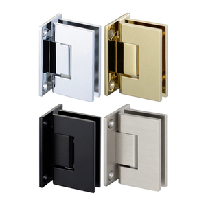 Bisagra de puerta de ducha de acero inoxidable de estilo moderno, abrazadera de puerta de baño para vidrio templado de 8-12mm, bisagras de puerta de vidrio sin marco - Product Image 6