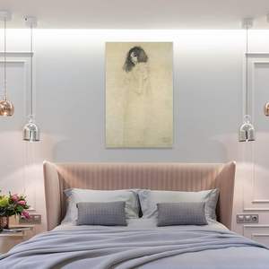 Peinture Portrait de <span class=keywords><strong>jeune</strong></span> <span class=keywords><strong>femme</strong></span> Gustav Klimt personnalisée <span class=keywords><strong>et</strong></span> Arts muraux Art mural Décoration intérieure Artiste célèbre Impression - Product Image 6
