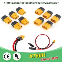 Adaptateur XT60 très efficace connecteur de câble de charge solaire longueur personnalisée 2P connecteurs de panneau solaire haute stabilité mécanique