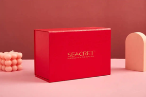 กล่องของขวัญหรูหราขนาดใหญ่กล่องค่าจัดส่งกล่องพับได้พร้อมปั๊มโลโก้ตามสั่ง - Product Image 5