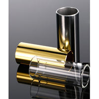 Ensemble d'accessoires pour instruments de musique personnalisés : slide de guitare en métal et verre avec étui rigide