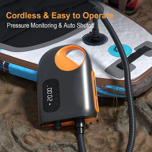 Compresseur d'air numérique portable 12V 2-en-1 avec démarreur de batterie et lampe LED, batterie externe pour urgences automobiles - Product Image 4