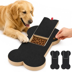 Juguete Interactivo para Perros con Forma de Hueso, Plato de Alimentación Lenta para Entrenamiento de Mascotas, para Golden Retriever y Labrador - Product Image 1