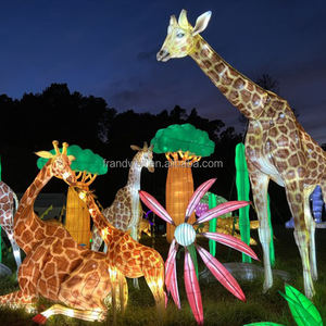 Usine personnalisé chinois tigre lanternes vacances éclairage Led soie lanternes mouche tigres <span class=keywords><strong>lanterne</strong></span> à vendre - Product Image 5