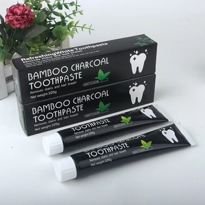 Dentifrice blanchissant au charbon de bois noir à la menthe, naturel, biologique, sans peroxyde, vente chaude, marque privée - Product Image 2
