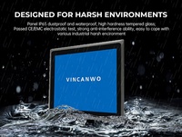 Vincanwo pouces haute qualité PC industriel écran tactile IP65 étanche fenêtres I7 Android ordinateur anti-poussière panneau industriel PC