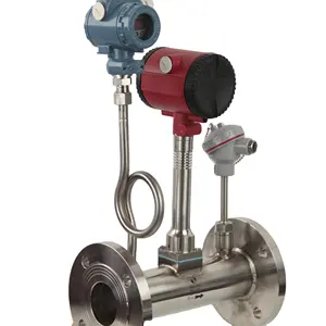 Invoegtype Chemische Fabrieken Voor Hoge Temperatuur Stoomgas Lucht Vortex Flowmeter