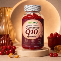 Complément alimentaire quotidien de 60 gommes de coenzyme Q10 sans sucre, végétaliennes, pour la santé cellulaire, le soutien mitochondriel, le renforcement immunitaire et l'action antioxydante