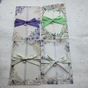 การ์ดเชิญงาน<span class=keywords><strong>แต่ง</strong></span><span class=keywords><strong>งาน</strong></span>ลายดอกไม้สไตล์ใหม่ปี 2026 - Product Image 4