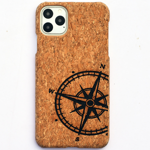 Apple iPhone 11 Funda de teléfono de corcho de Madera Suave Soporte de patrón personalizado - Product Image 3