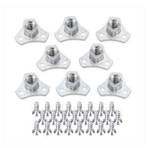 LEITE 5/16 "-18 Vis sur les plaques d'<span class=keywords><strong>écrou</strong></span> en T <span class=keywords><strong>à</strong></span> montage plat <span class=keywords><strong>Écrou</strong></span>s en T <span class=keywords><strong>à</strong></span> filetage de boulon - Product Image 1