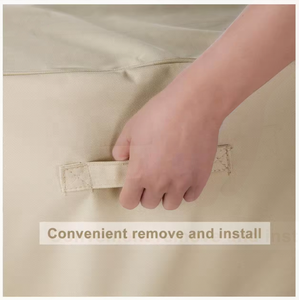 <span class=keywords><strong>Housse</strong></span> de <span class=keywords><strong>protection</strong></span> imperméable en tissu Oxford pour chaise longue d'extérieur, anti-poussière, pour mobilier de <span class=keywords><strong>jardin</strong></span>, chaise de patio et canapé - Product Image 2