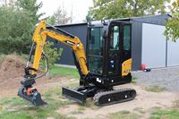 Miniexcavadora pequeña de 1.8 toneladas SY18C en stock