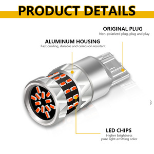 נורות איתות LED לאופנוע TGZ 42SMD BAY15D/P21, פנסי איתות T25/3156, פנסי איתות מהבהבים T20/7440, אביזרי תאורה איכותיים P21W/BA15S - Product Image 3