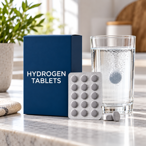 Tabletas Efervescentes de Hidrógeno, 15 Tabletas/Blister, Suplemento para la Salud, Apoyo para la Hidratación, Fórmula Personalizada, Fabricante OEM ODM - Product Image 2