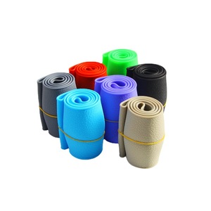 Protection universelle pour volant <span class=keywords><strong>de</strong></span> voiture <span class=keywords><strong>de</strong></span> 13 à 15 pouces, <span class=keywords><strong>noir</strong></span> rose, silicone ultra-épais, housse <span class=keywords><strong>de</strong></span> volant en silicone pour voiture - Product Image 5