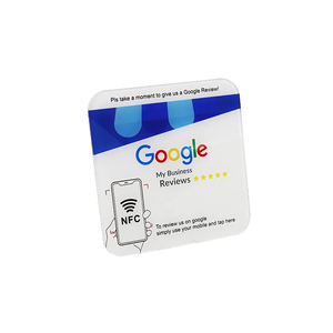 Kích thước tùy chỉnh QR in mã Acrylic Google xem xét đứng NFC Menu hiển thị đứng cho nhà hàng - Product Image 5