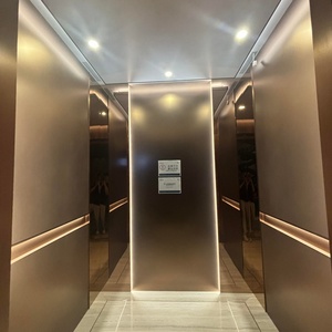 Ascensor Moderno de 4 Pisos con Motor de Tracción sin Engranajes VVVF, Capacidad de 400 kg, Elevador Residencial de Acero Inoxidable para 4-13 Personas - Product Image 1