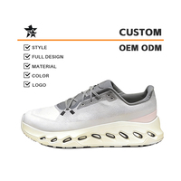 Fabrication de baskets personnalisées, baskets légères de plein air, baskets décontractées pour la course sur route, chaussures de marche amorties pour unisexe