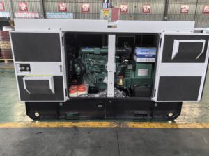 Groupe électrogène diesel triphasé Poweronly 50 kVA, refroidissement par <span class=keywords><strong>eau</strong></span>, super silencieux, <span class=keywords><strong>d</strong></span>émarrage automatique, <span class=keywords><strong>d</strong></span>émarrage à distance, châssis ouvert, ATS, 50 Hz - Product Image 5