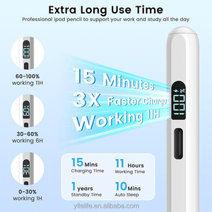 2025 stylet actif numérique pour <span class=keywords><strong>iPad</strong></span> <span class=keywords><strong>Pro</strong></span> Air Mini avec rejet de la paume de charge USB C stylet haute précision pour <span class=keywords><strong>iPad</strong></span> - Product Image 3