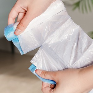 Sacs poubelles ménagers extra épais bleus et transparents avec cordon de serrage, 2 rouleaux (50*45cm) - Sélection de qualité et de prix - Product Image 4