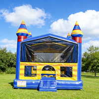Castillo Inflable Comercial de PVC para Niños y Adultos, Casa de Brinco con Soplador para Jugar al Aire Libre