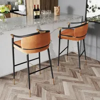 Tabourets de bar nordiques de luxe, chaises hautes modernes, fauteuils, mobilier de bar pour la maison, fabricant en gros, OEM, ODM, sur mesure