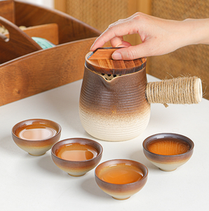 ชุดกาน้ำ<span class=keywords><strong>ชา</strong></span>เซรามิก Estick พร้อมหูจับ และชุดน้ำชา 6 ถ้วย พร้อมกล่องของขวัญ ทนความร้อน ชุดถ้วยชาสไตล์จีนใหม่ - Product Image 5