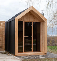 Fabricant professionnel sauna extérieur cabine sauna sec humide hammam haut de gamme bois extérieur 1 personne avec réchaud sauna